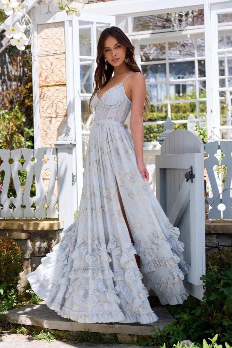 Beau™ | Dlouhé květinové šaty