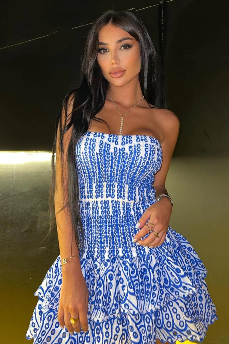 Cerys | Mini šaty s volánky