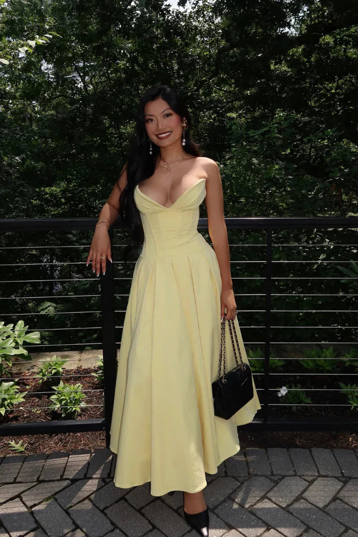 Lorelei | Corset Midi Dress