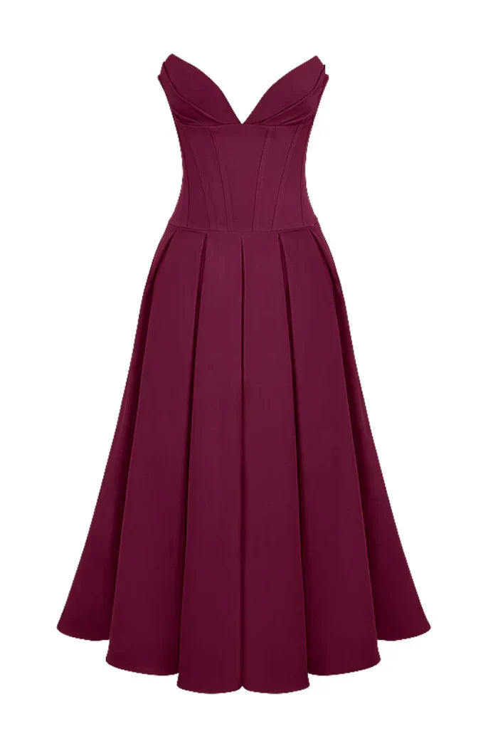 Lorelei | Corset Midi Dress