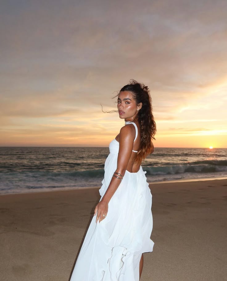 Collins | Růžový bezramenní maxi šaty