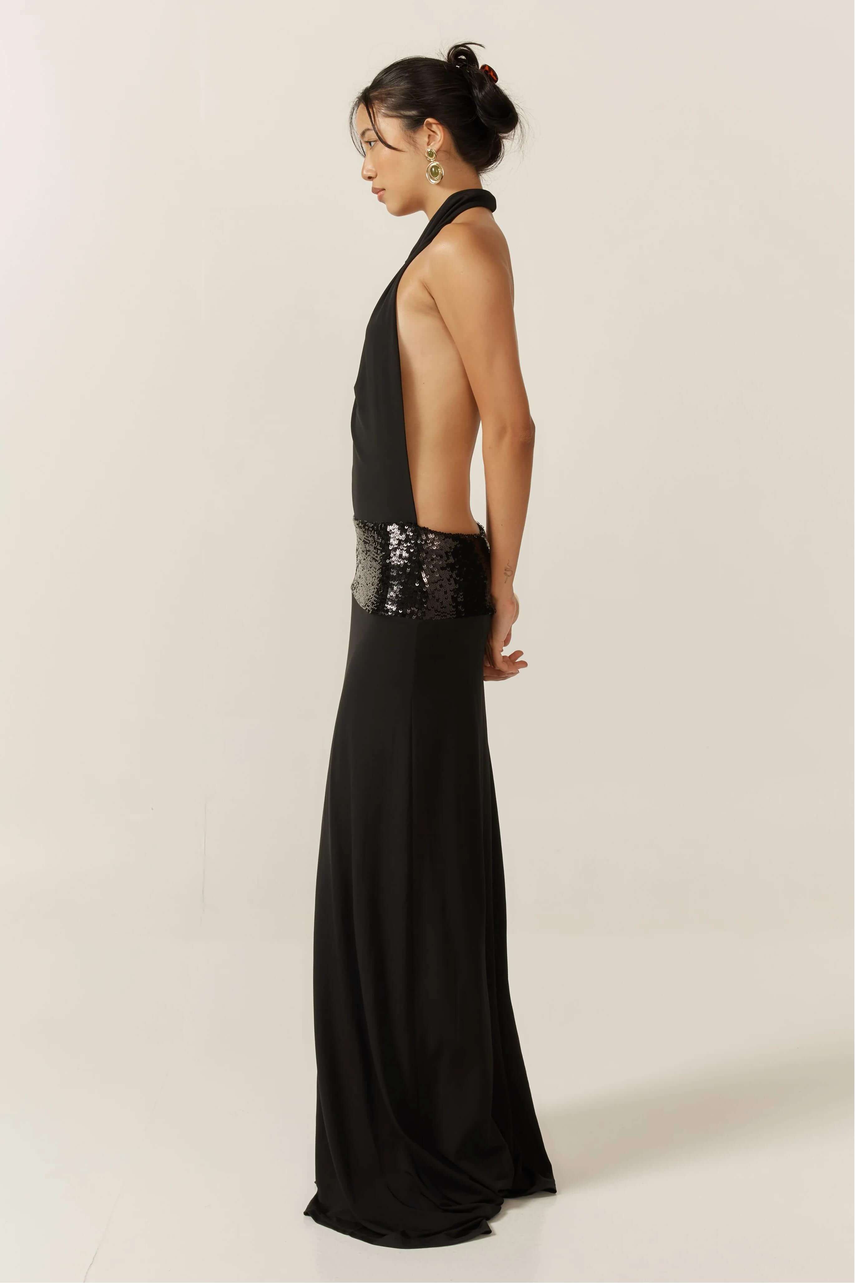 Joanna | Halter Backless Gown