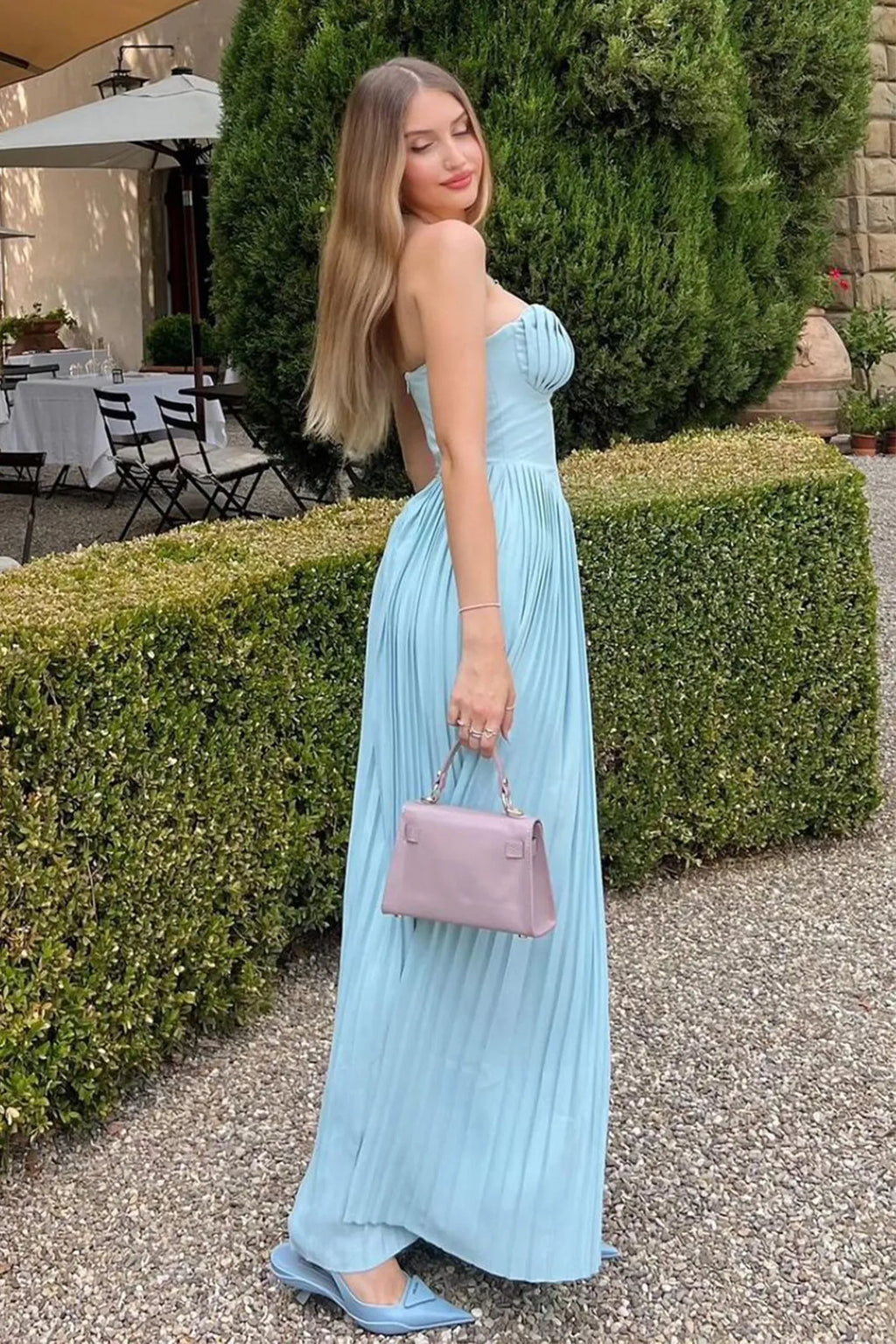 Cora | Maxi šaty bez ramínek