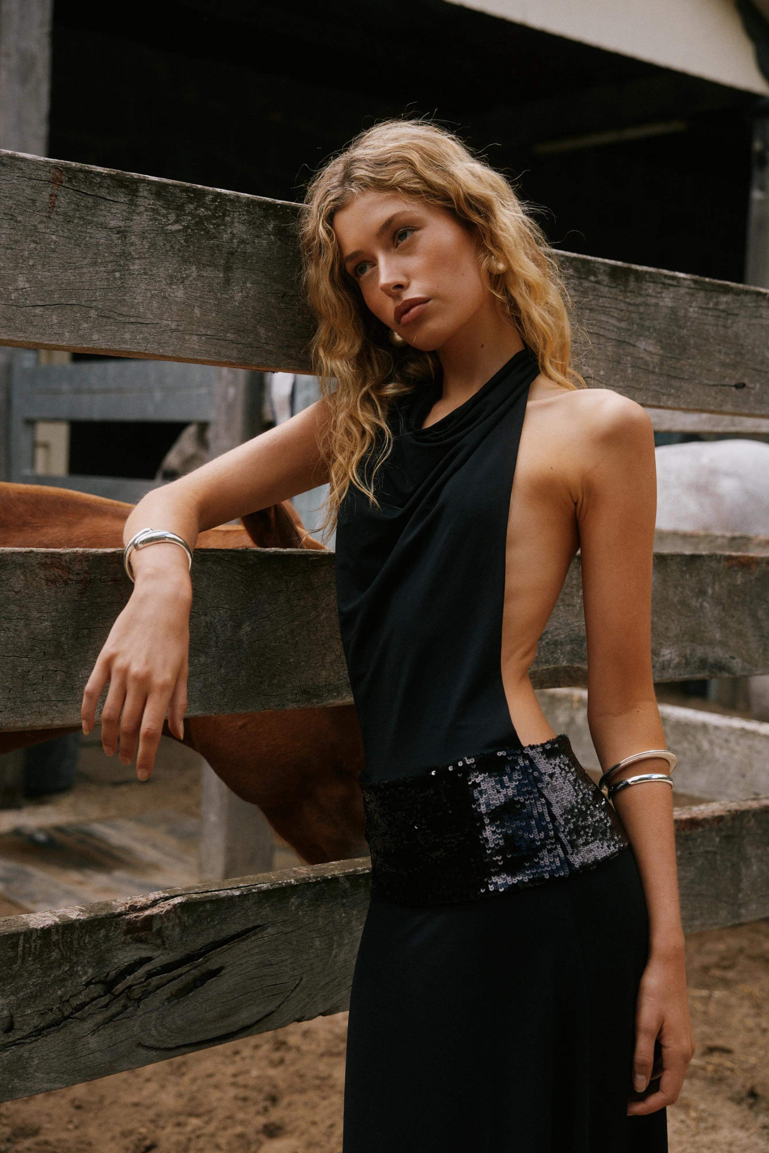 Joanna | Halter Backless Gown