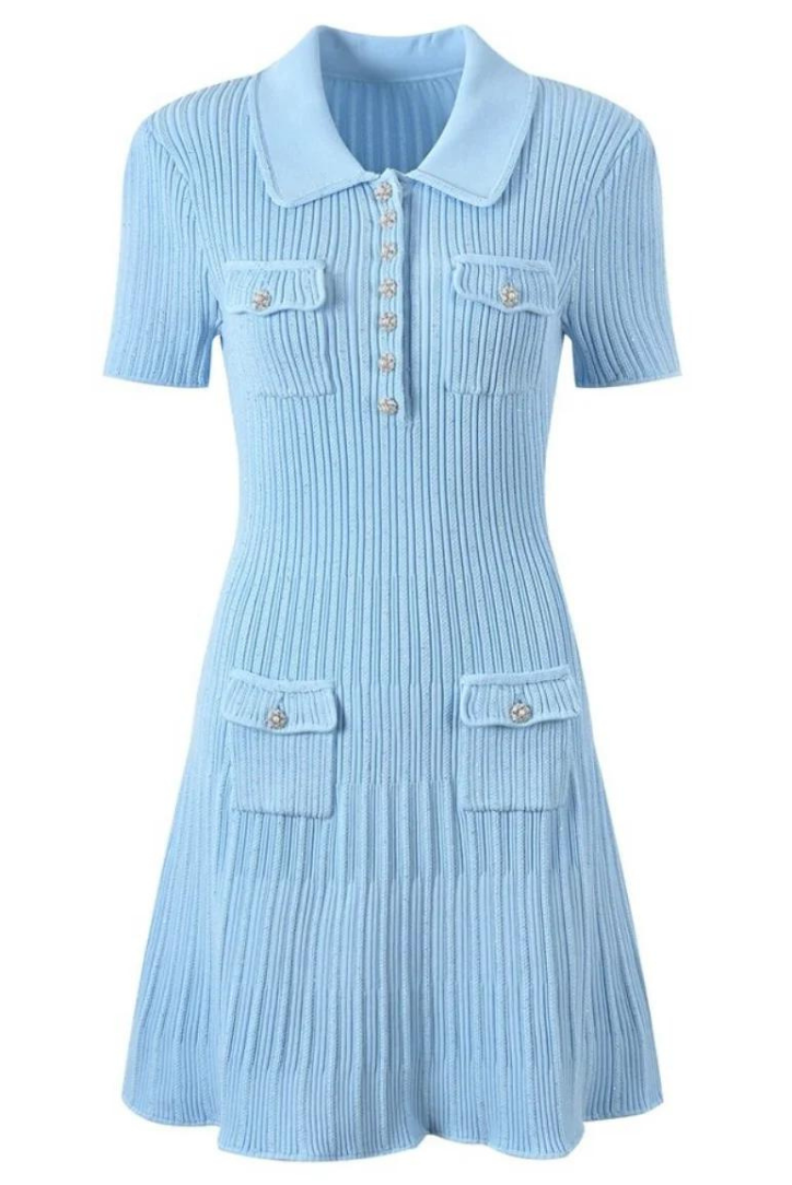 Ariella | Žebrované Mini Šaty