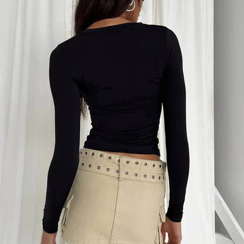 Ležérní košile Slim Fit s dlouhým rukávem