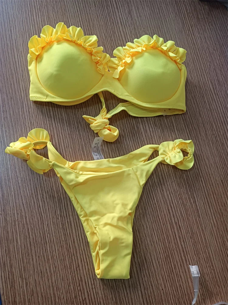 Bandeau 'Sylvie' Tiskané Bikiny