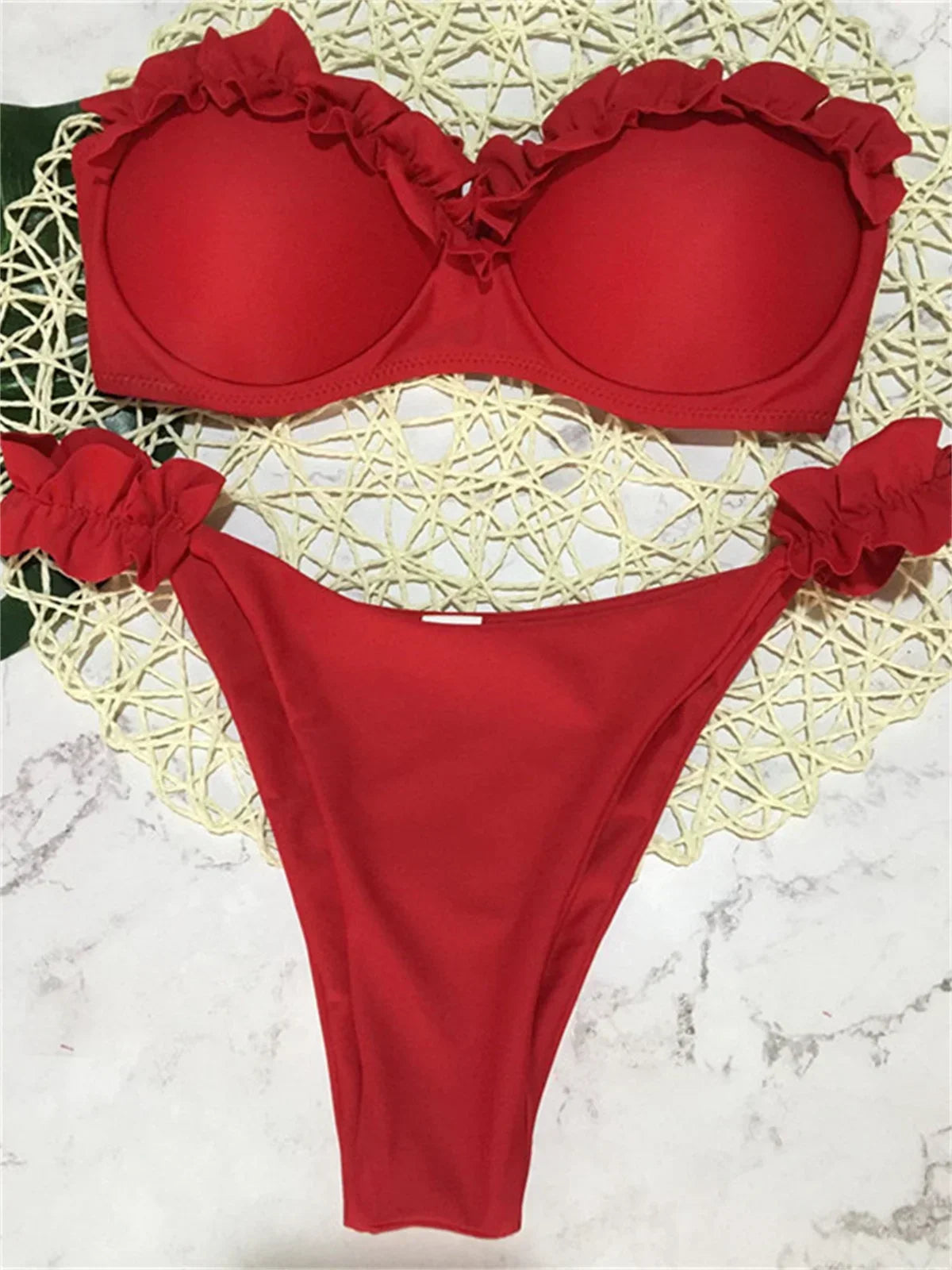 Bandeau 'Sylvie' Tiskané Bikiny