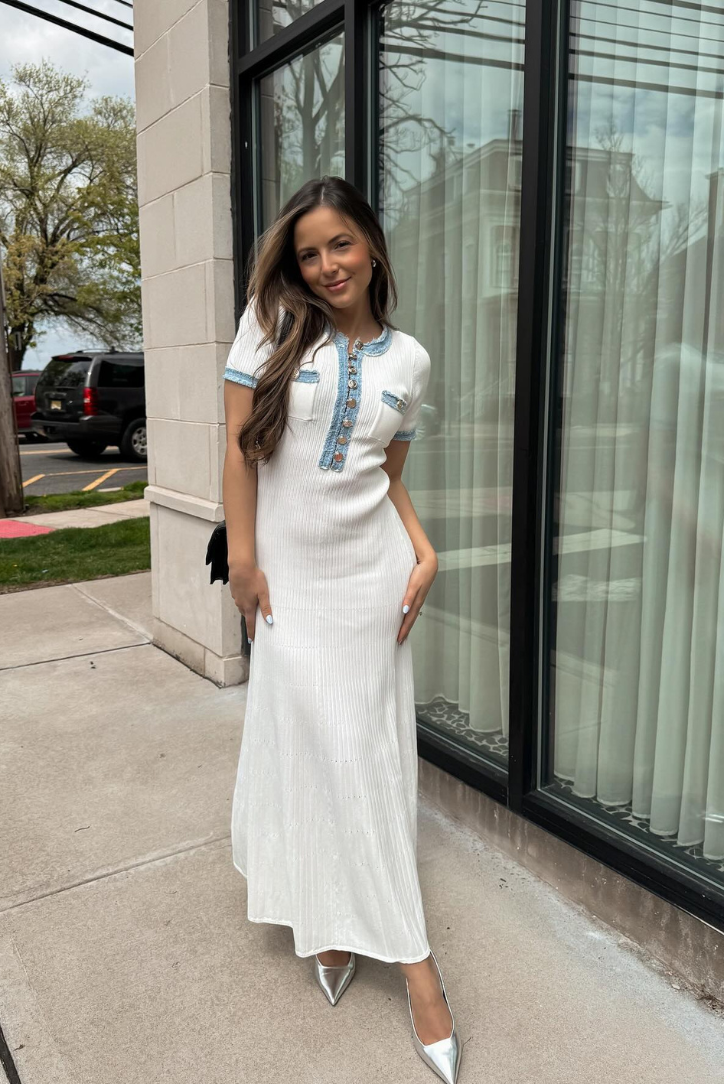 Jocelyn | Maxi šaty s knoflíky