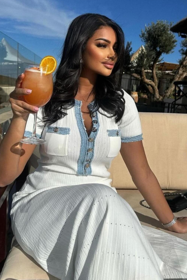 Jocelyn | Maxi šaty s knoflíky