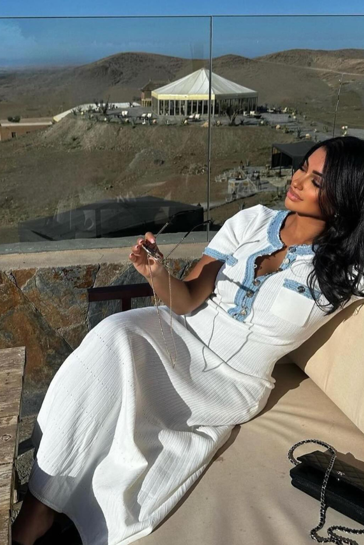 Jocelyn | Maxi šaty s knoflíky