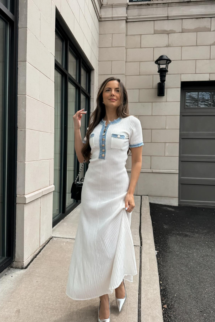 Jocelyn | Maxi šaty s knoflíky