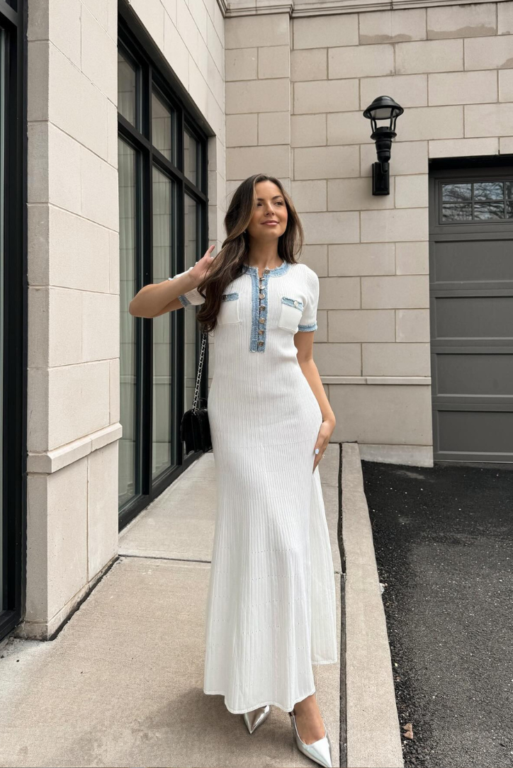 Jocelyn | Maxi šaty s knoflíky