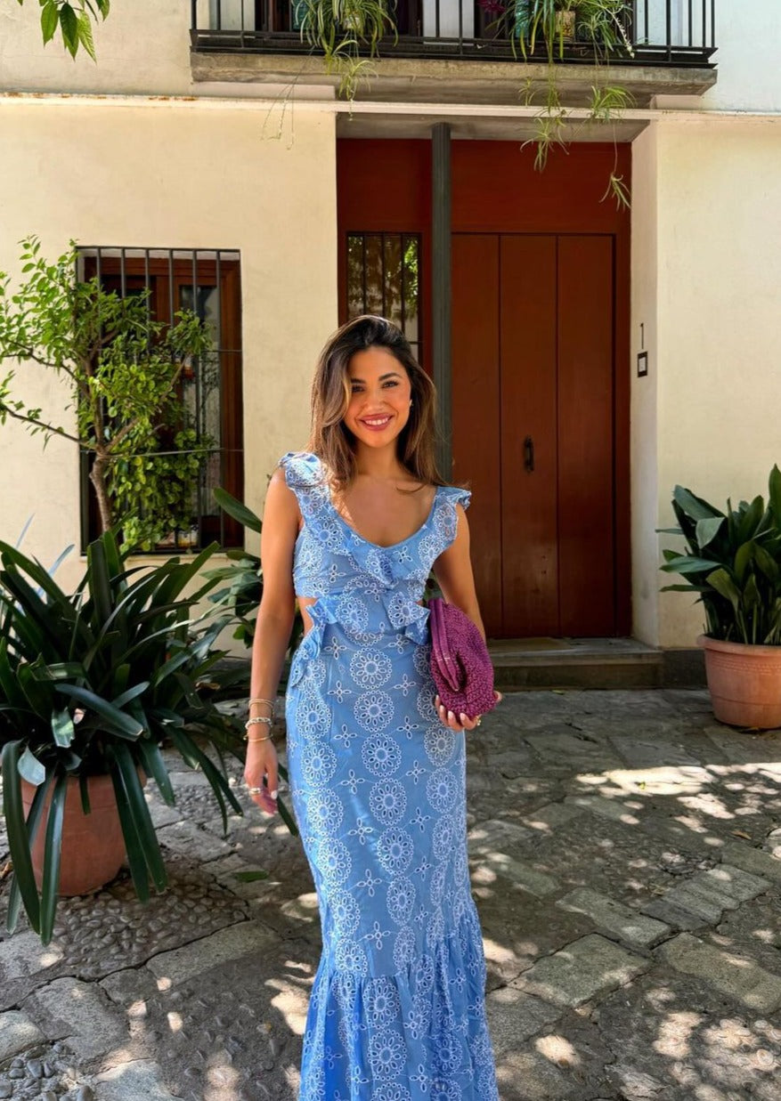 Camila | Růžové Maxi Šaty