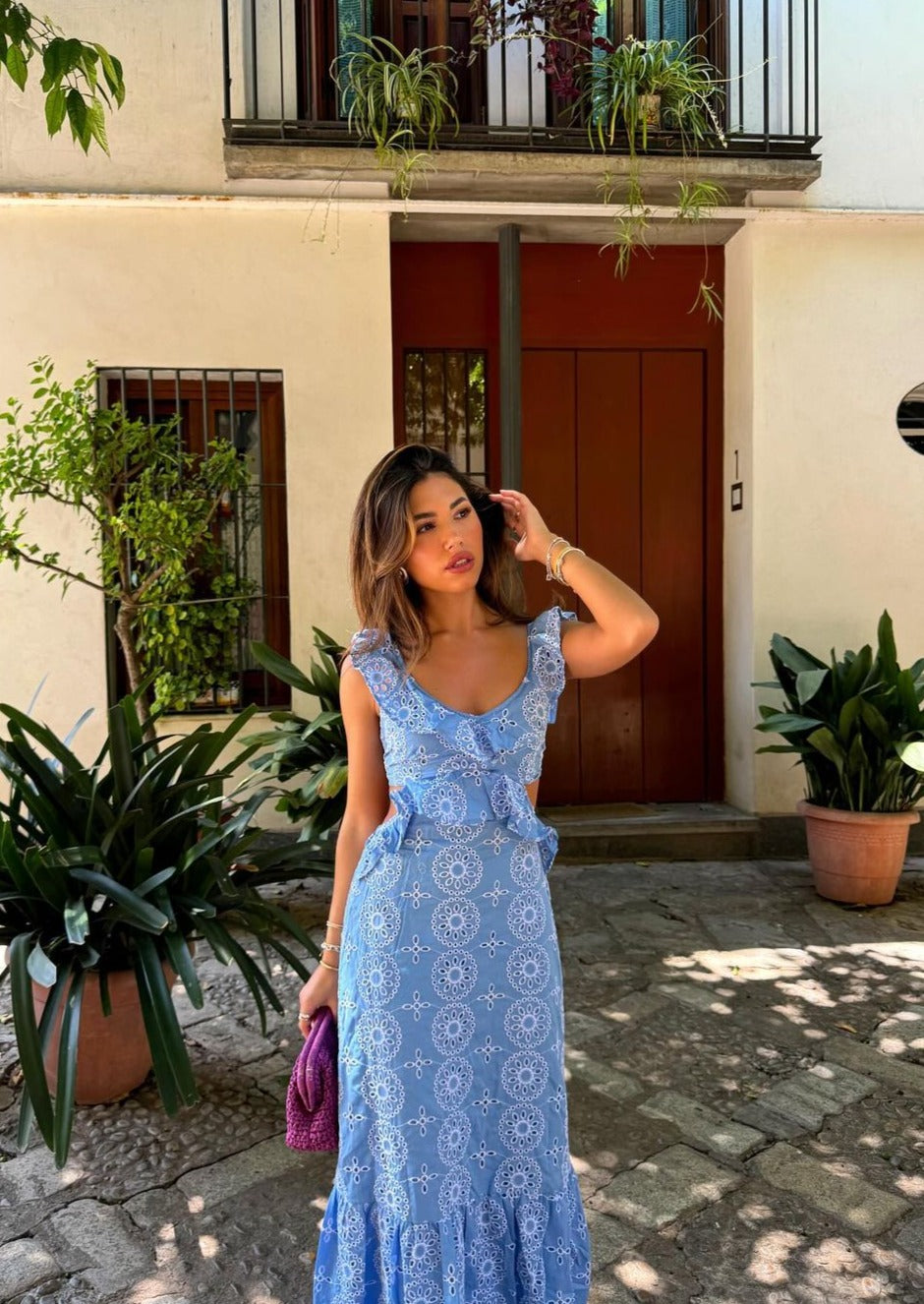 Camila | Růžové Maxi Šaty