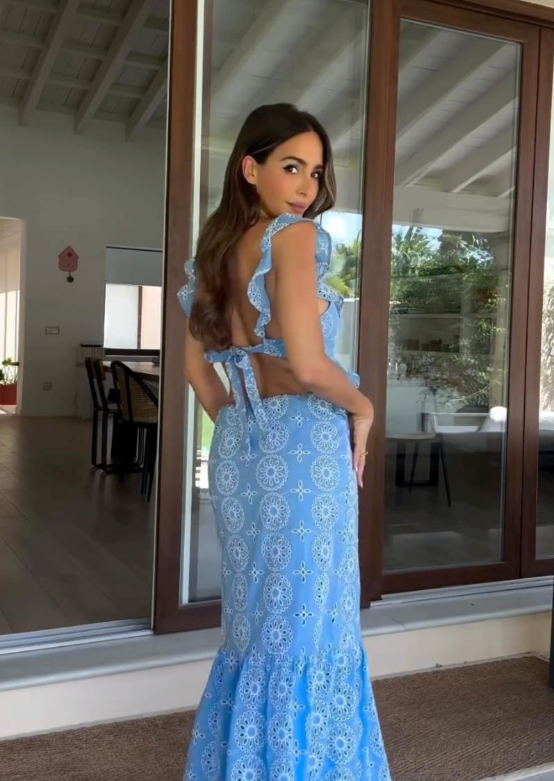 Camila | Ruffled Maxi Dress