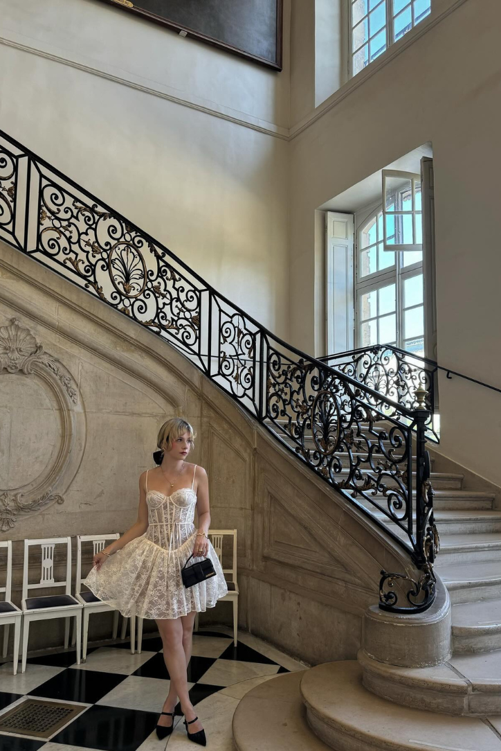 Indigo | Krajková Mini Šaty