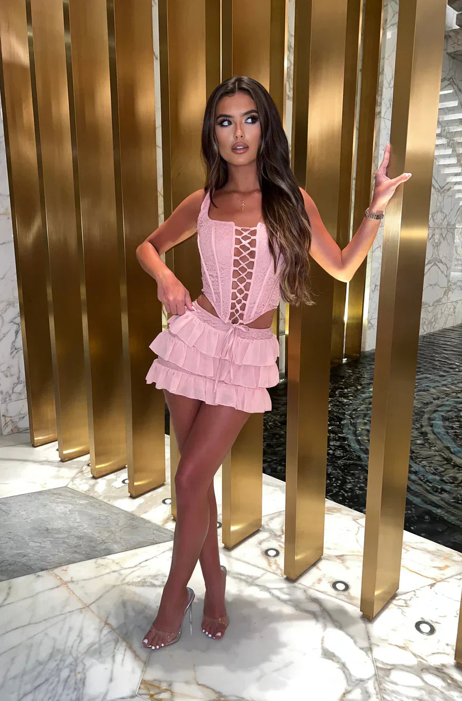 Clara | Sada vrstvené mini sukně