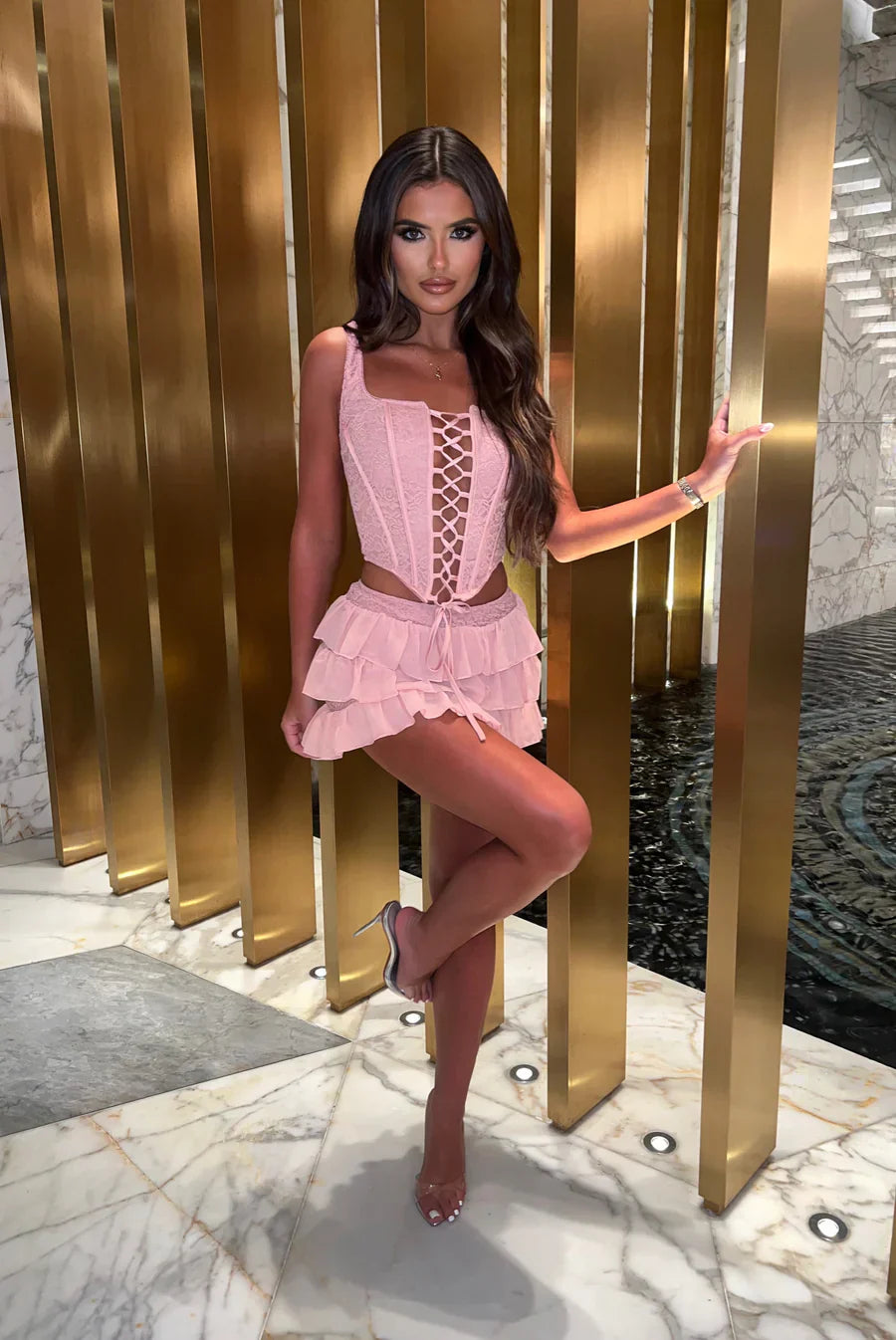 Clara | Sada vrstvené mini sukně