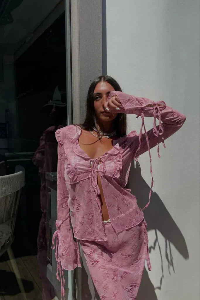 Annabelle | Sada maxi sukně s volným střihem