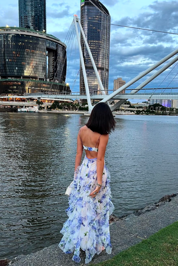 Maisie | Květinové Maxi Šaty