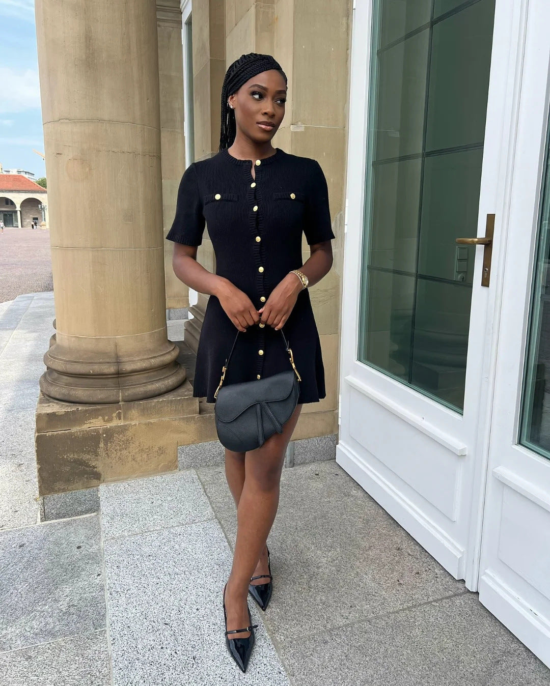 Holly | Pletené Mini Šaty