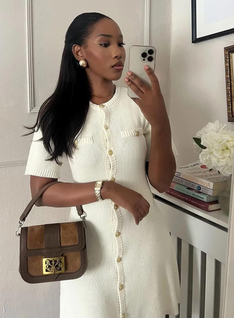 Holly | Pletené Mini Šaty