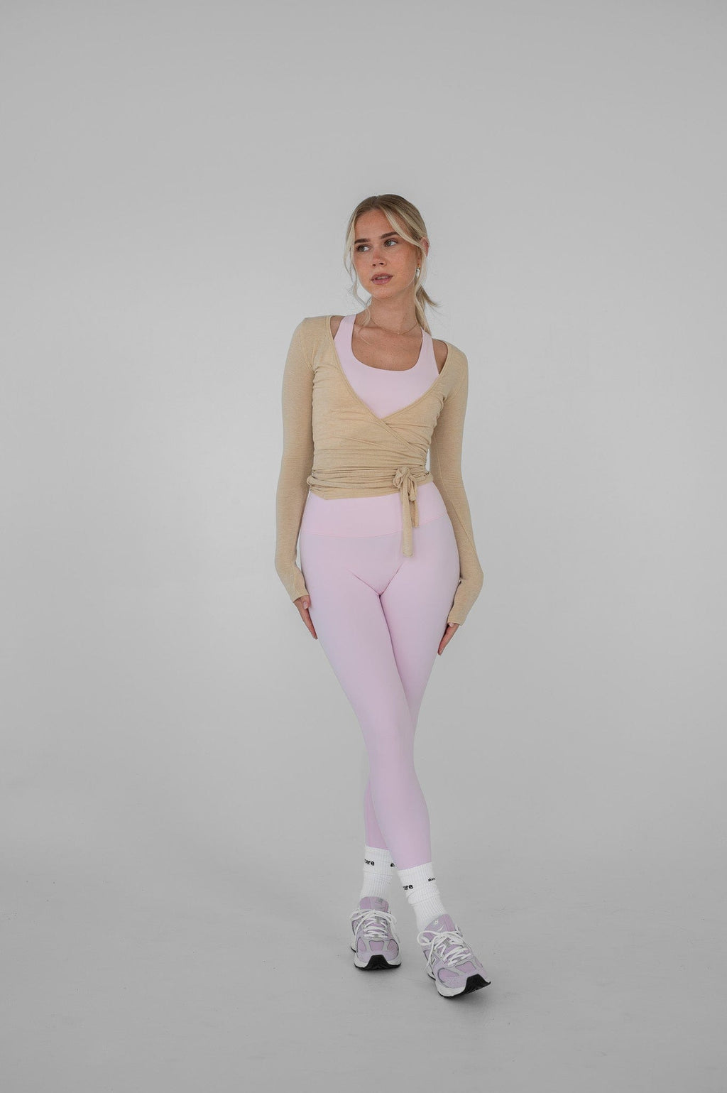 Zavinovací Blůza - Béžová