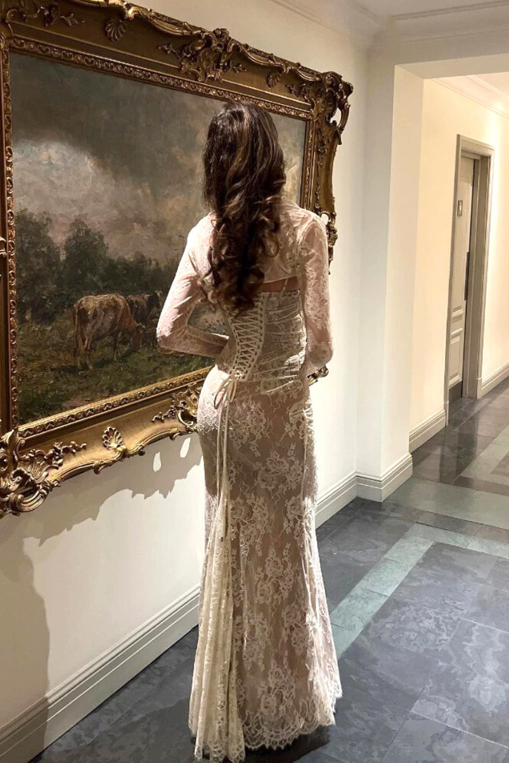 Alice | Krajková Maxi Šaty