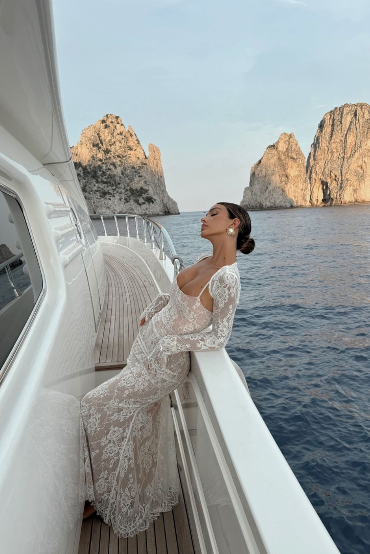 Alice | Krajková Maxi Šaty