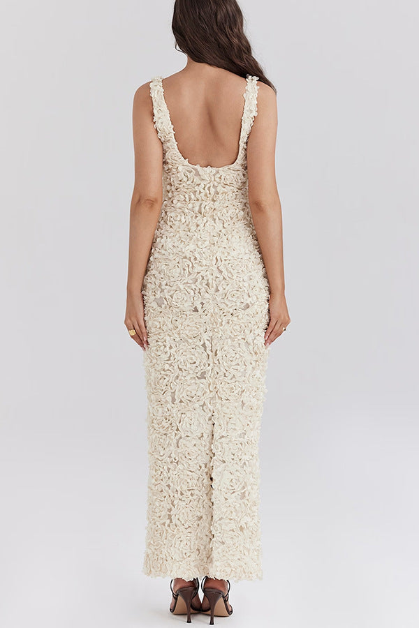 Lyra | Květinové Maxi Šaty Bez Rukávů