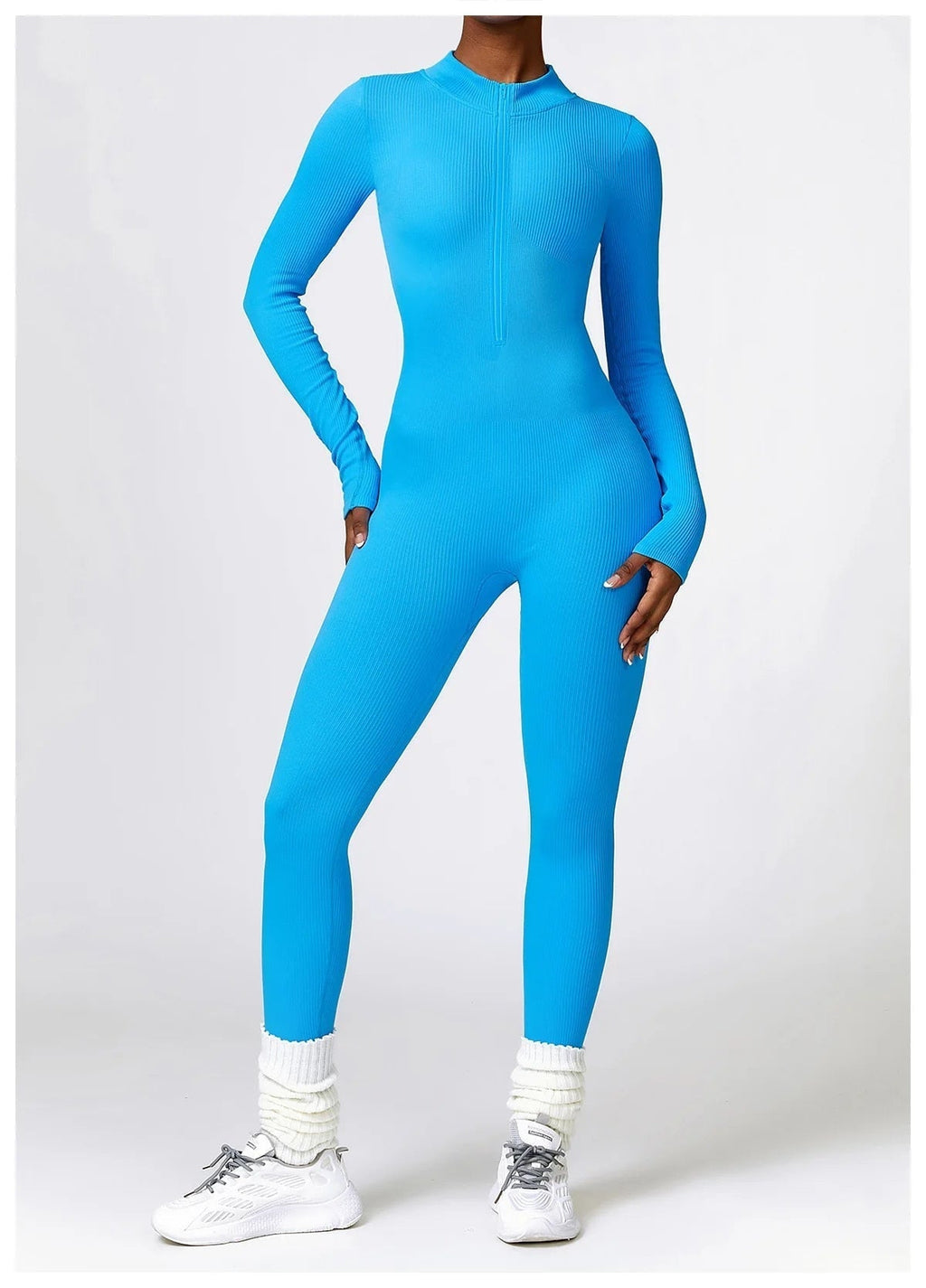 SERENA - Kombinéza na zip s dlouhým rukávem