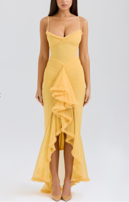 Šaty Janime s volánky vpředu