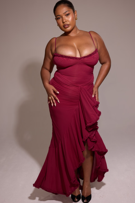 Šaty Janime s volánky vpředu