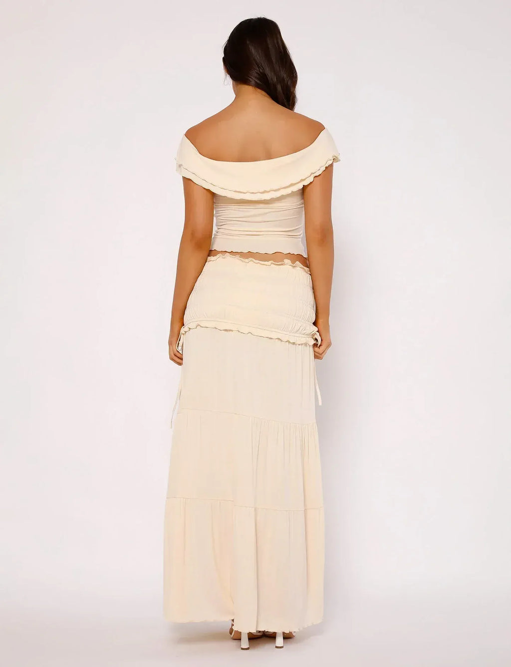 Paula | Volánkový top s maxi sukní Boho set