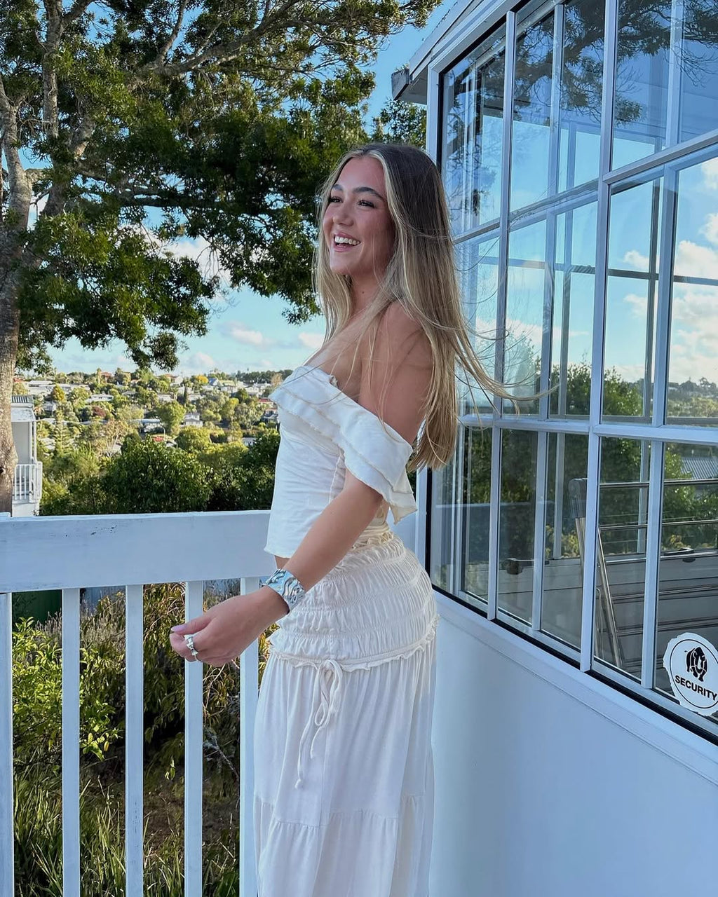 Paula | Volánkový top s maxi sukní Boho set