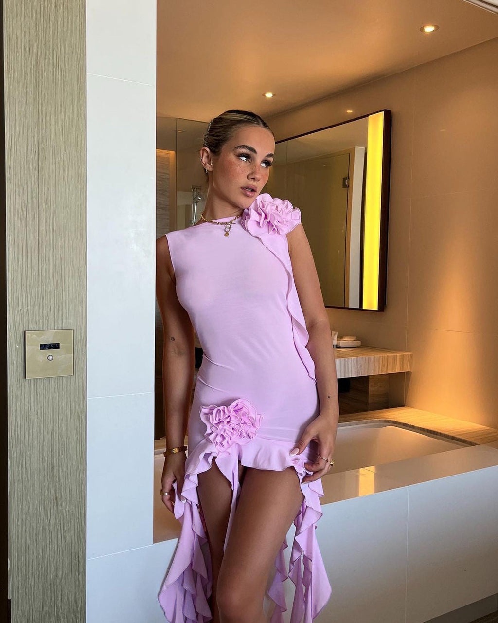 Kendra | Midi šaty z síťoviny