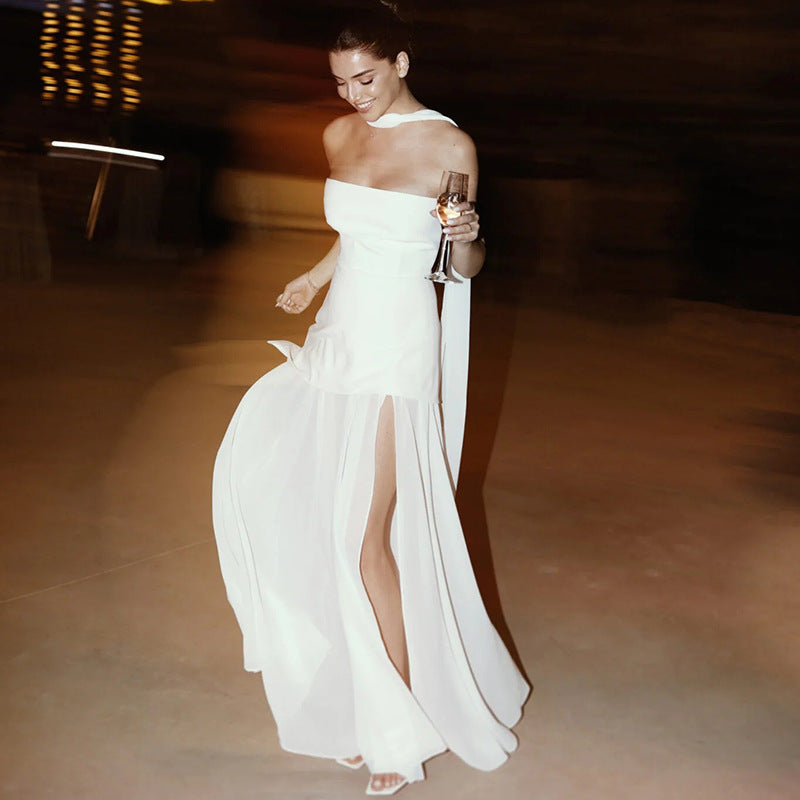 Valerie | Asymmetrical Maxi Dress