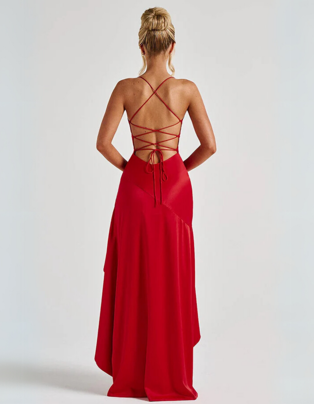 Rosavelle | Nařasený volán Detailní šaty