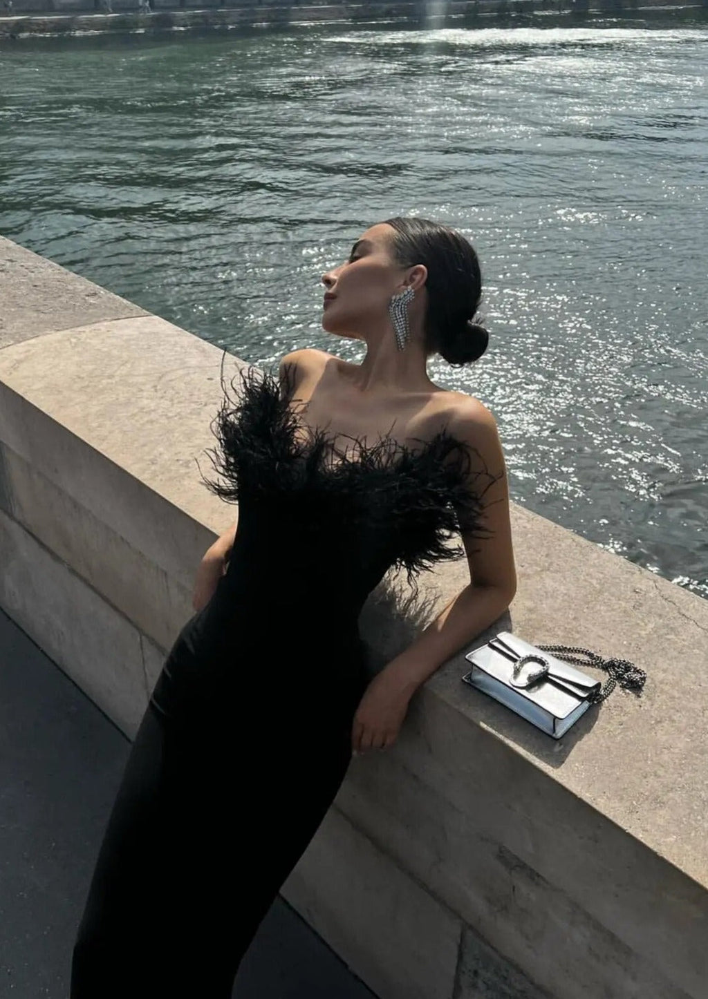 Anastasia | Luxurious Feather Dress