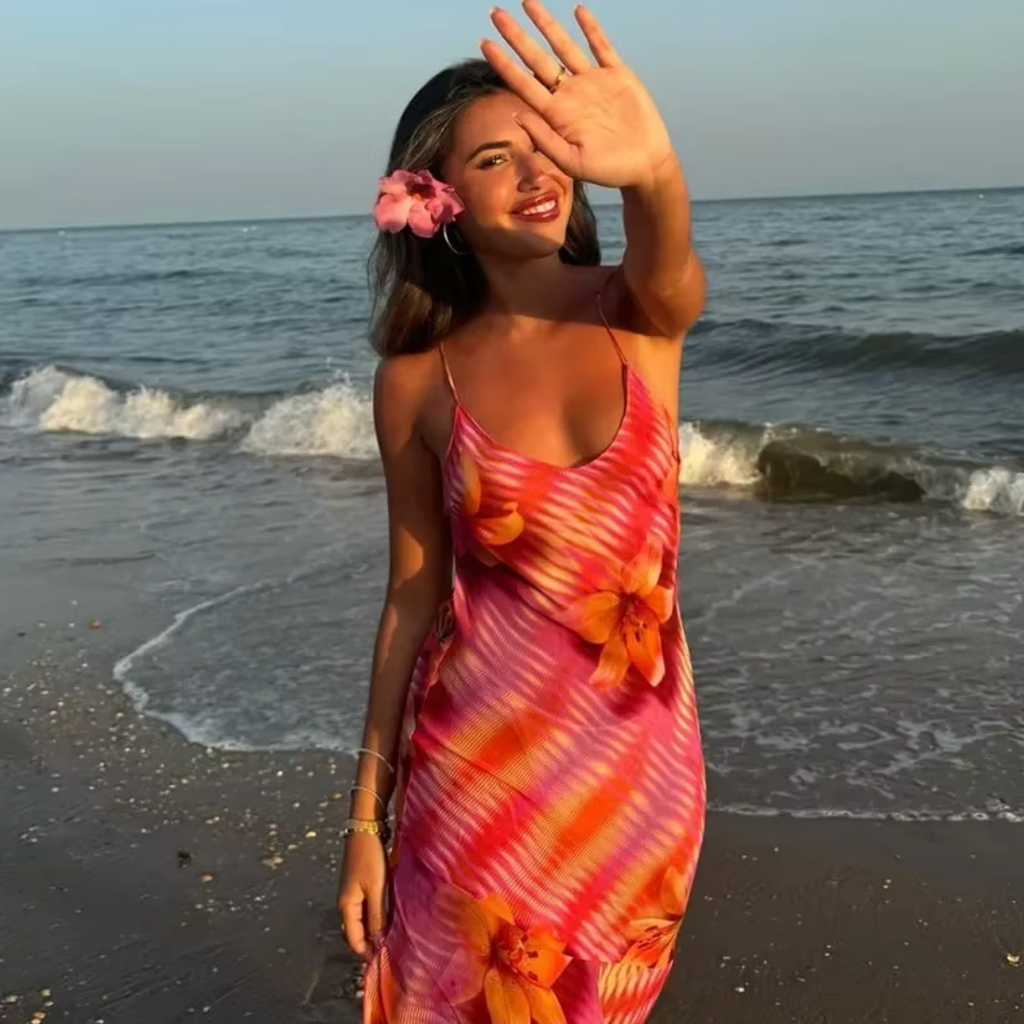 Dakota | Živý tropický šaty