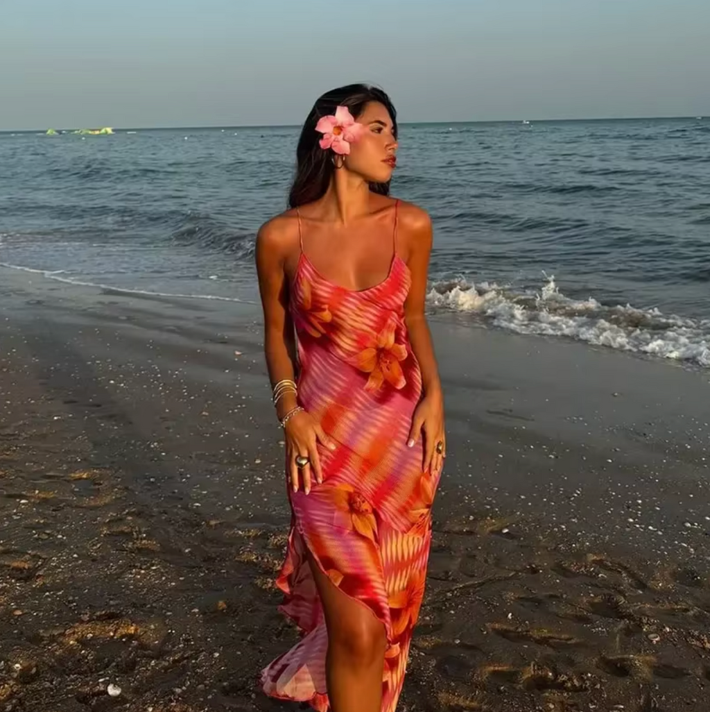 Dakota | Živý tropický šaty