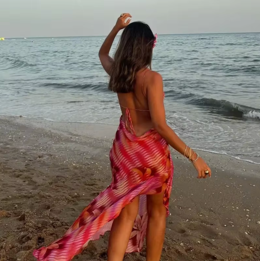 Dakota | Živý tropický šaty