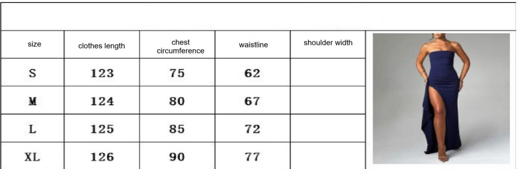 Maxi šaty Avery bez ramínek 50% SLEVA
