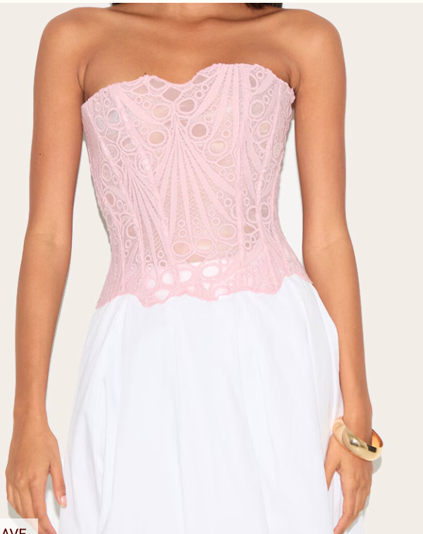 Maci | Korzetový top s krajkovým zavazováním