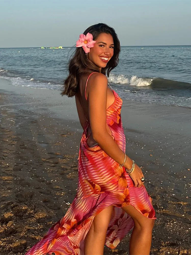 Dakota | Živý tropický šaty