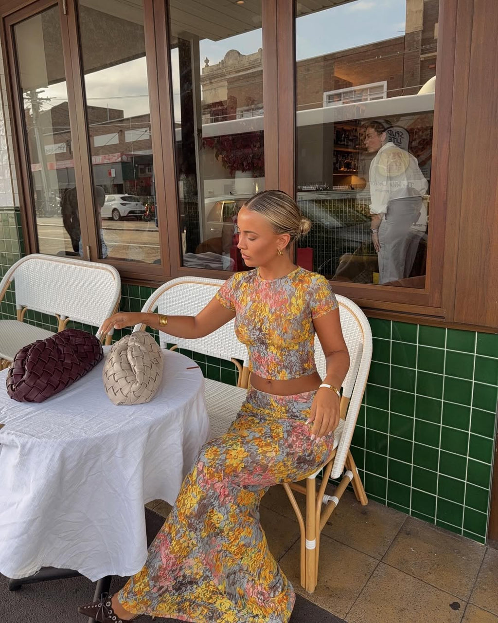 Amaris | Dvoudílná souprava s květinovým potiskem