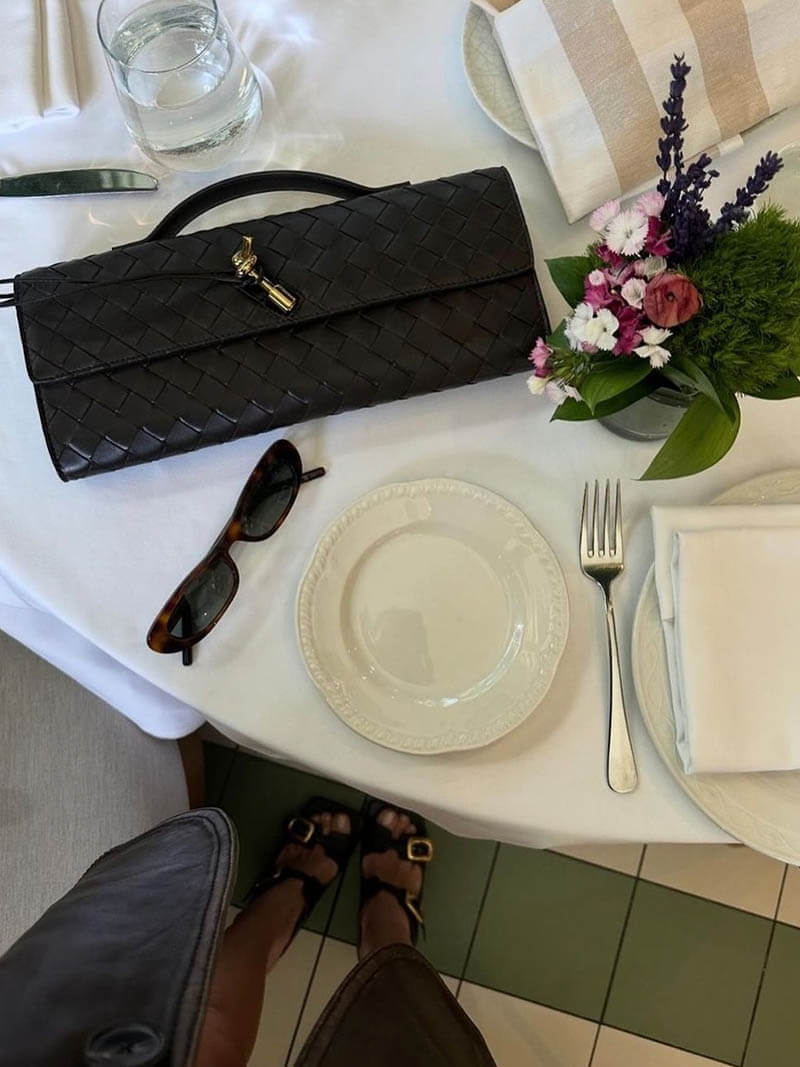 Naše tkaná kabelka Bianca