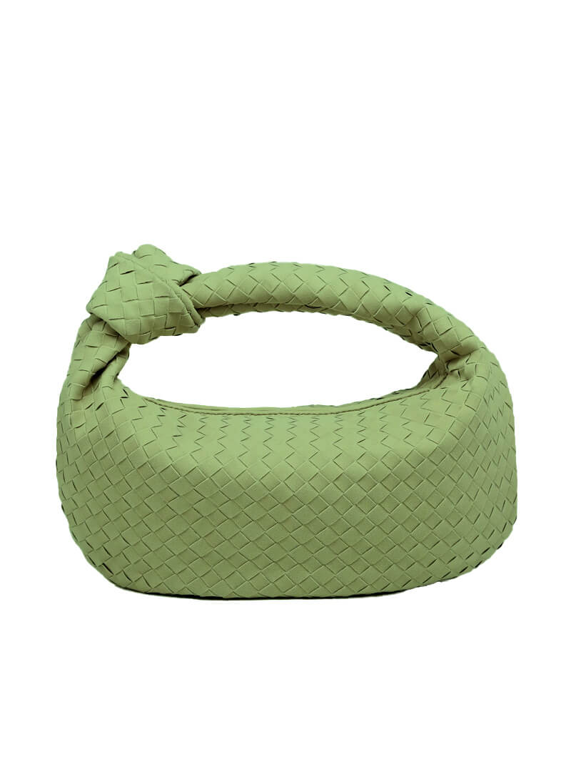 Tkaná taška střední semišová