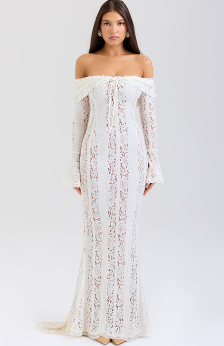 Tiffany Classy Maxi krajkové šaty